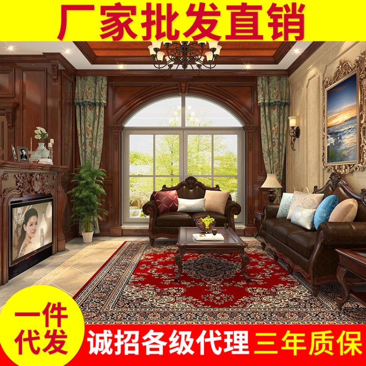 厂家定做直销护墙板 欧式电视背景复合木墙板原木护墙板