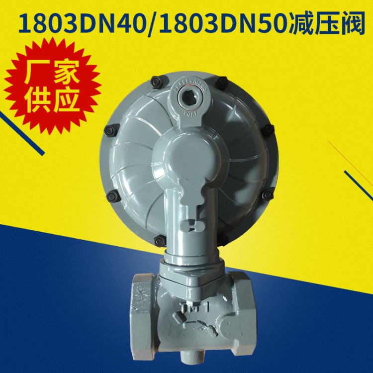 现货供应费希尔1803DN40DN50调压器减压阀 天然气液化气减压阀