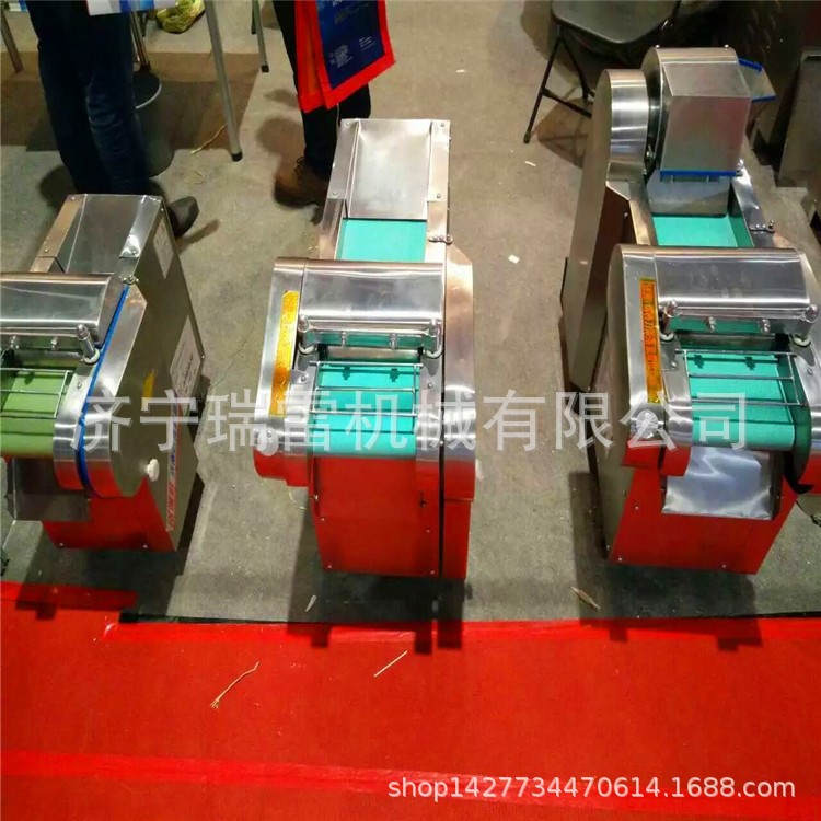大型切片机 豆腐皮切丝机 土豆切菱形机器 狼牙土豆切菜机