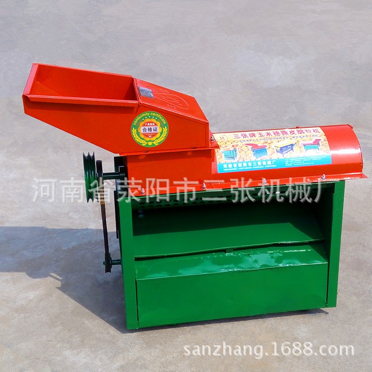 厂家供应 玉米撕皮机 玉米扒皮机 860型玉米剥皮脱粒一体机