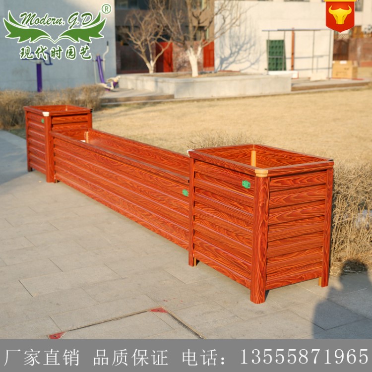 铝合金马槽组合花箱街道花箱户外花箱景观花箱道路花箱立体花架