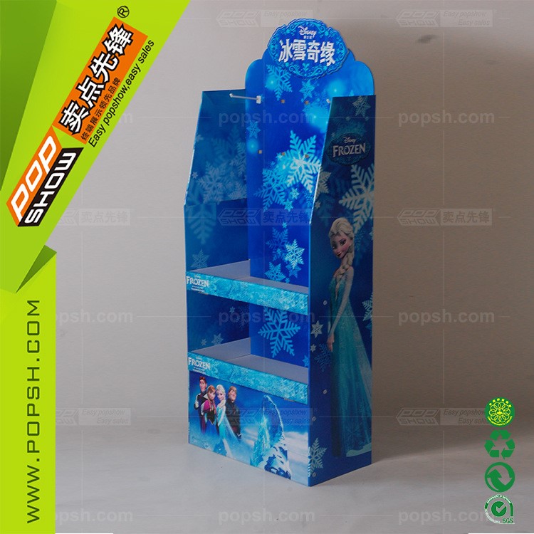 时尚个性卡通糖果礼品挂钩立式多层纸货架/纸质展示架FL8209