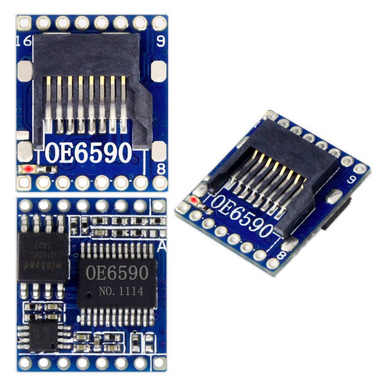 语音模块 芯片OE6590语音播报智能玩具 报警MP3语音模块串口