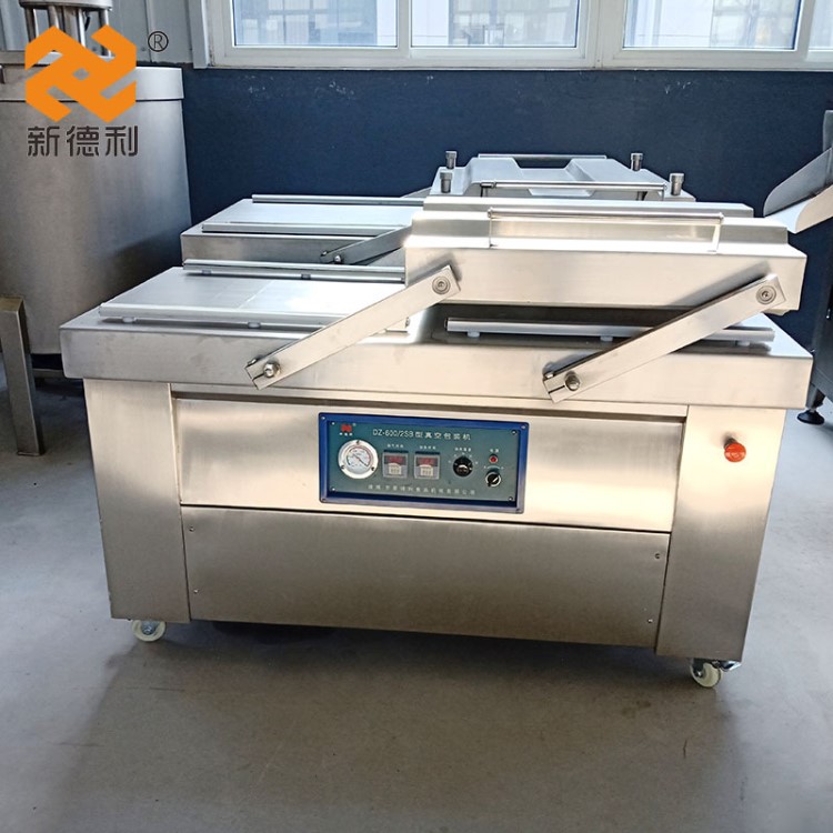 新品DZ-600双室真空包装机全自动食品厂连锁店肉类包装机现货