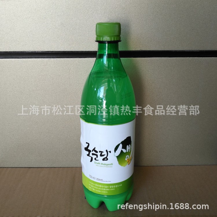 酒水批发韩国鞠醇堂生玛克丽酒 绿米酒750ml *20瓶