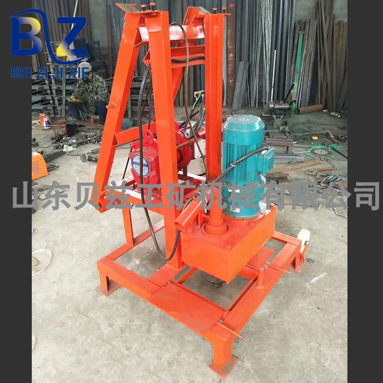 贝兹新品 BZ新疆干旱地区民用水源打井机 皮卡轻便装载水井钻机