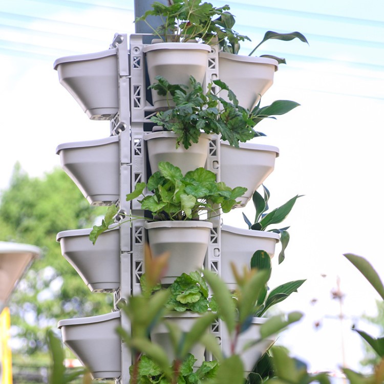 阳台立体创意壁挂式组合植物花墙户外工程可灌溉装饰垂直绿化墙