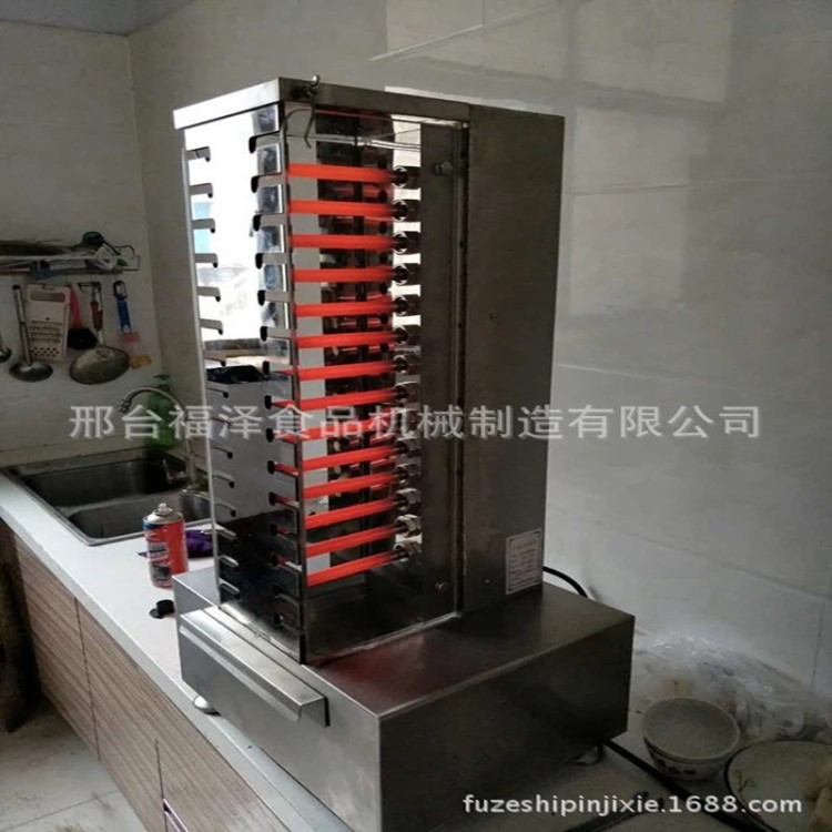 全自动立式卧式烧烤机 自动旋转烤串机 无烟环保烧烤机 厂家