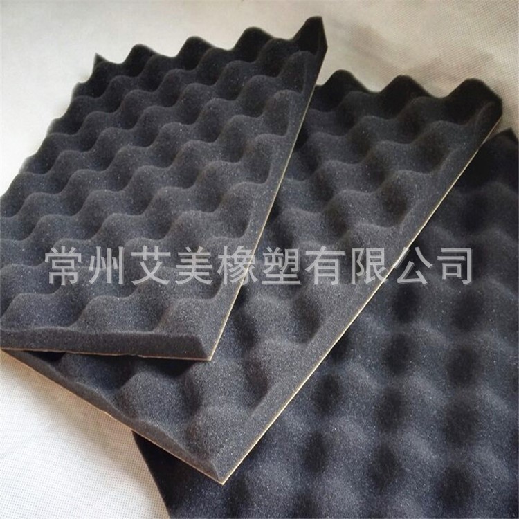 福州 循环水泵房用隔音减震降噪波浪棉 降噪棉 消音棉