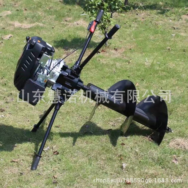 新款供应大功率施工钻眼机水泥电线杆挖坑机汽油植树机