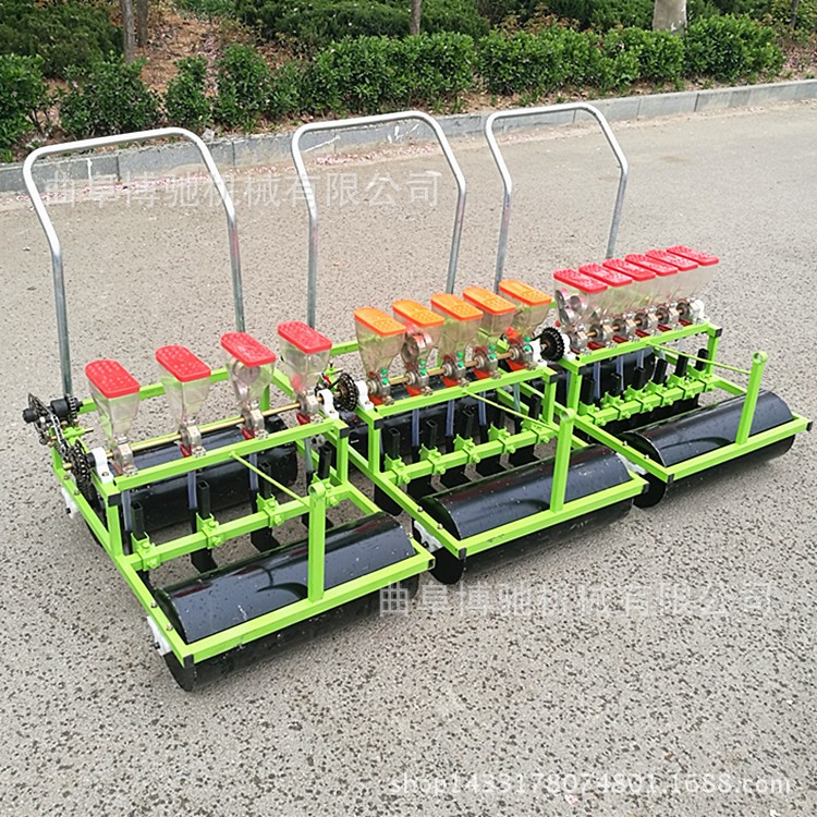 人力7行蔬菜播种机 5行手推式播种机报价 精密蔬菜种植机