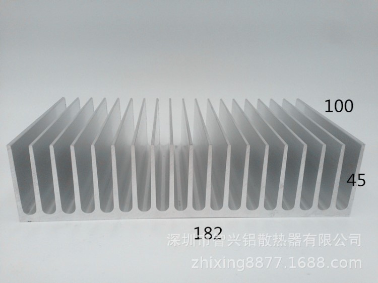 音响设备大功率铝型材散热器 多媒体设备铝合金散热器 182*45-100