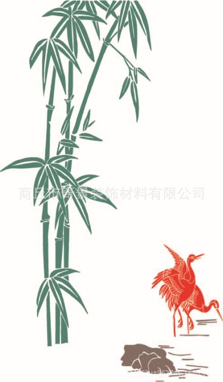 制液体壁纸墙面印花壁纸印花硅藻泥客厅背景墙墙艺镂印模具