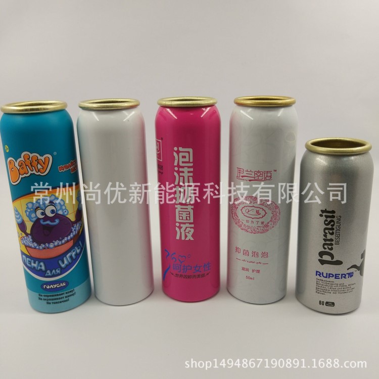 60ml 90ml 妇科外用护理液 泡沫导管 外用 慕斯 气雾罐铝罐