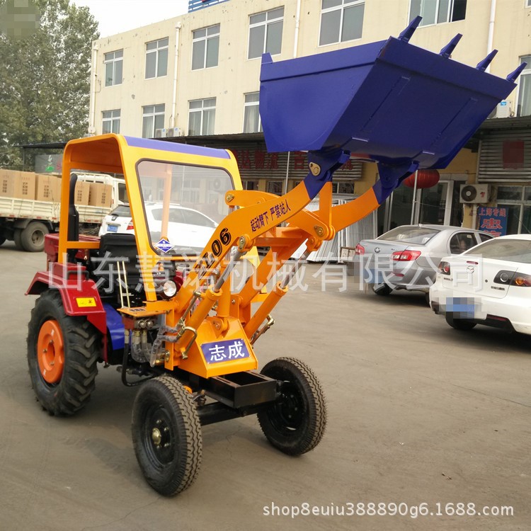 厂家供应工地混凝土卸料车ZL06小型建筑工地装载机轮式工程铲车
