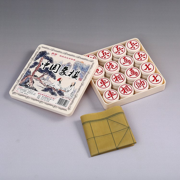 中国象棋 玉化石/象牙白象棋Y40 精品盒装象棋套装棋具