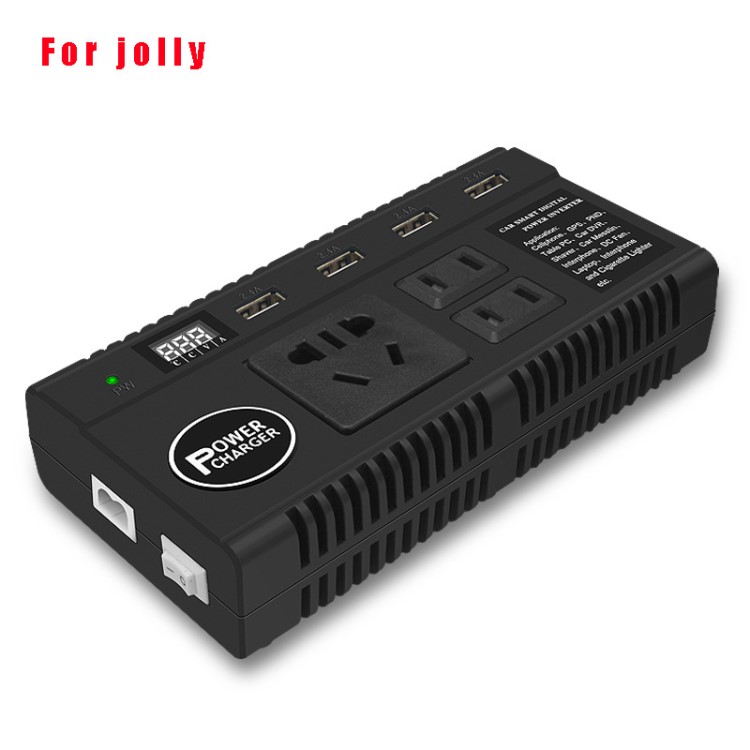 120W逆变器 大功率 12V-24V转220V 汽车电源转换器 车用转家用