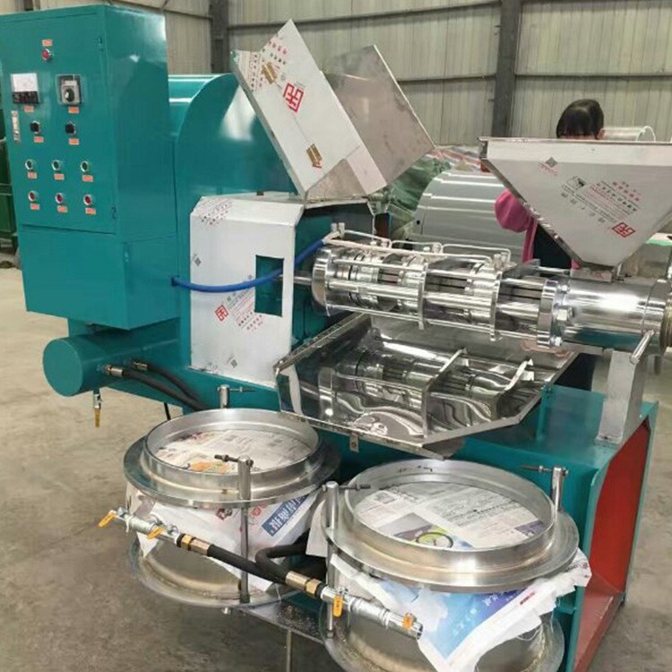 供应全自动榨油机菜籽榨油机厂家 液压花生大豆榨油设备质保一年