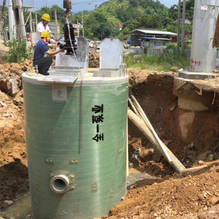 环保密闭式无异味污水预制泵站 成套污水提升设备 城乡污水收集站