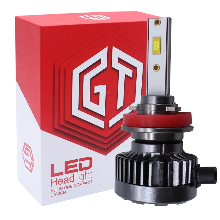 GT3A 汽车led大灯h11远近光改装灯h4 led h7超亮聚光高端车灯