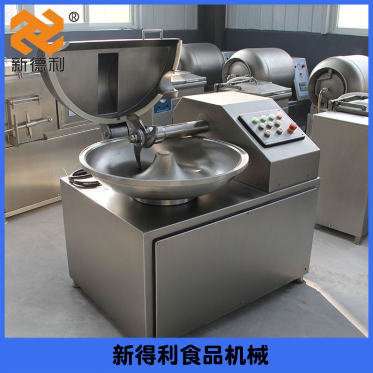 猪肉小型斩拌机 现货40型变频丸子斩拌机 肉类加工设备制造商