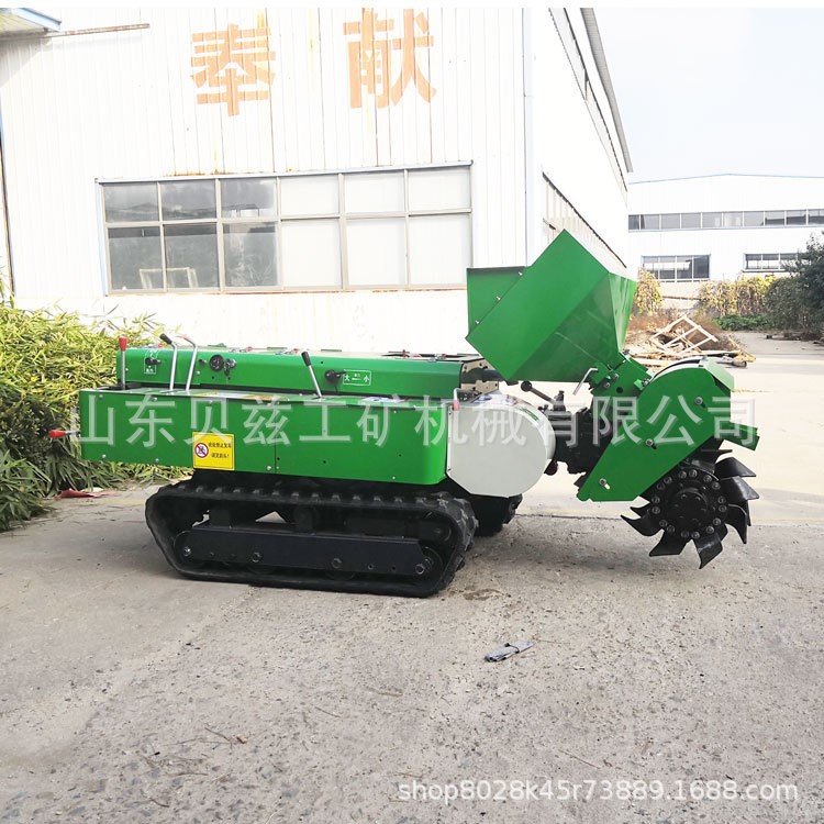 自走式中耕播种施肥机 无土栽培专用施肥机 开沟播种电动微耕机