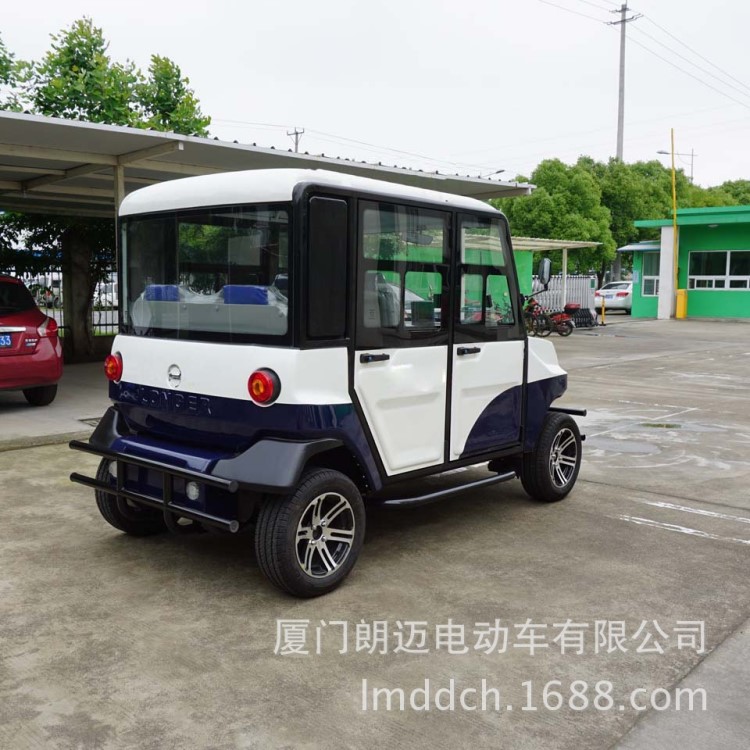 朗迈5座小区巡逻电瓶车 带空调电动巡逻车 莆田泉州巡逻车价格