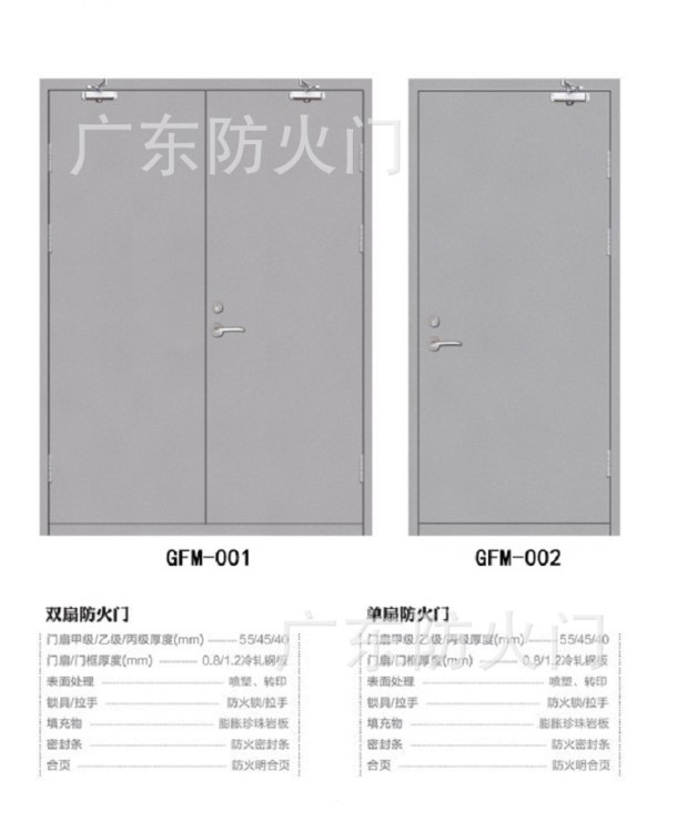 供应吉安市、鹰潭市钢制防火门/消防门【3C，资质】