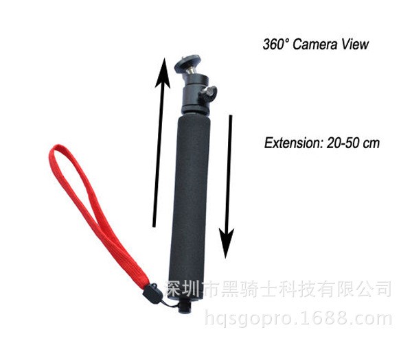 gopro运动 相机6/5/4/3自拍神器 运动摄像手持云台 相机自拍杆