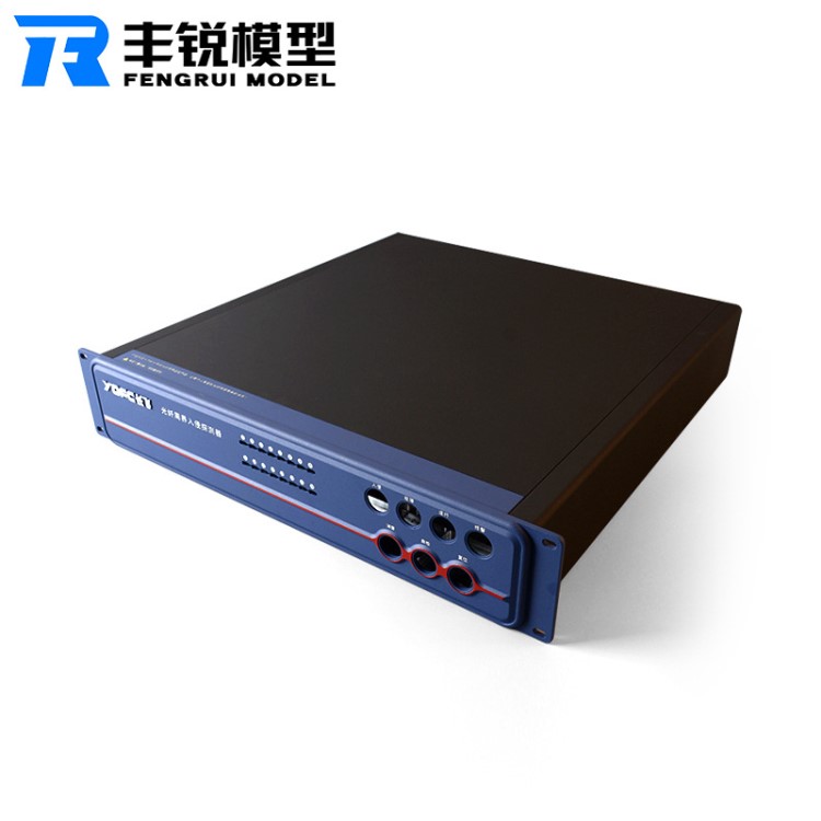 家用电器金属机壳手板模型定制 电子仪器钣金外壳打样CNC加工厂