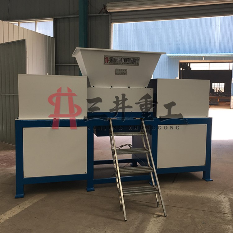 厂家定做大型废旧家电家具撕碎机 机床铁屑铝屑铜屑双轴破碎机