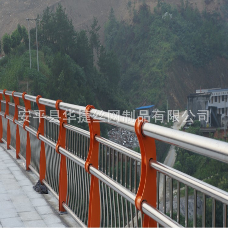 厂家直销不锈钢桥梁护栏  河道景观防隔离护栏   防撞不锈钢围栏