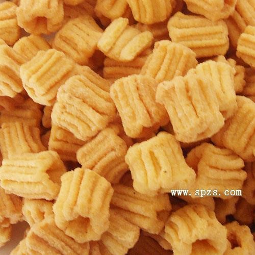休闲麦香鸡块生产线,油炸膨化空心薯条生产设备 休闲食品机械设备