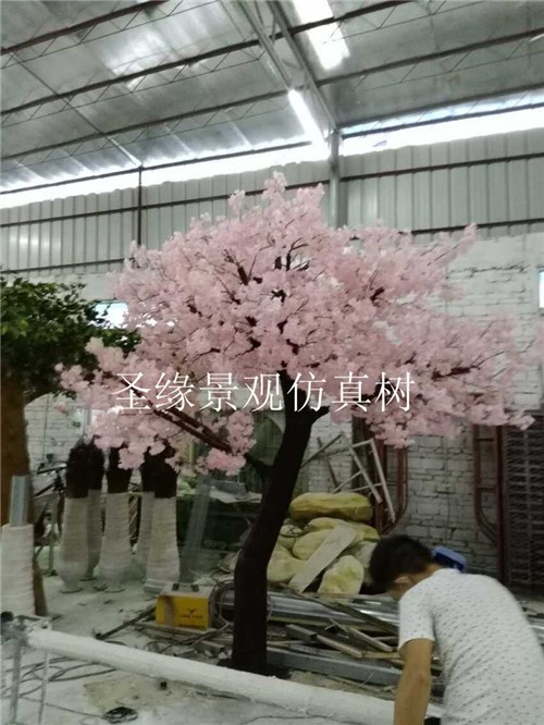校园装饰仿真樱花树 欧式酒店装饰仿真樱花树 大量批发仿真樱花树