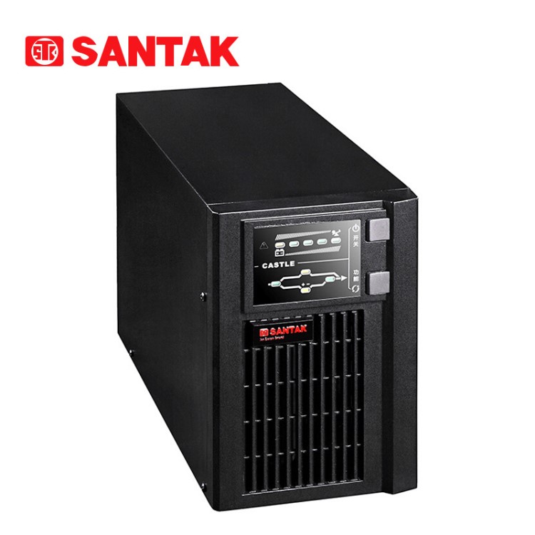 SANTAK/山特UPS电源C1KS在线式不间断1000VA/900W机房外接电池