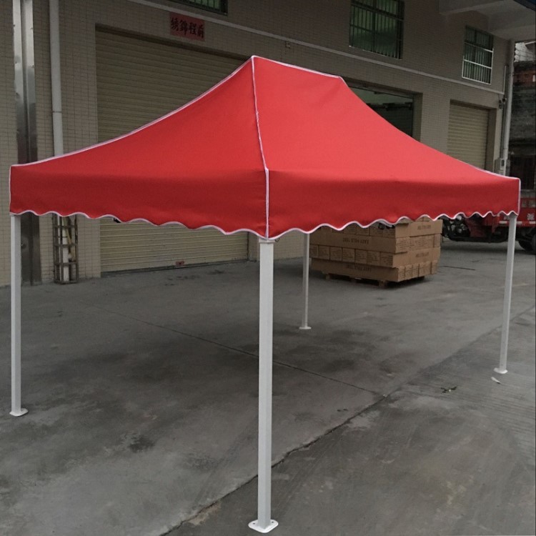 厂家批发钢架遮阳棚户外 折叠摆摊帐篷 新款花边雨棚 停车棚定制