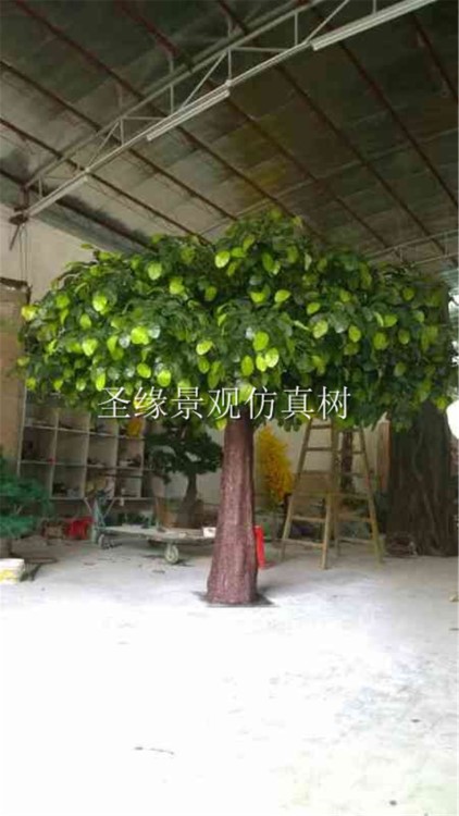 大型玻璃钢仿真榴莲树菠萝蜜树假树 水果树超市店铺装饰假树果树