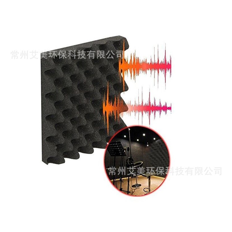 供应产品包装盒用波浪棉 吸音抗震海绵 波峰绵