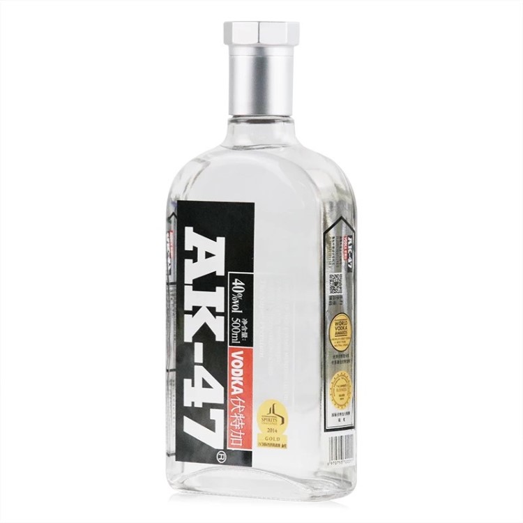 洋酒 AK47原味伏特加 500ml40度AK－47Vodka洋酒烈酒