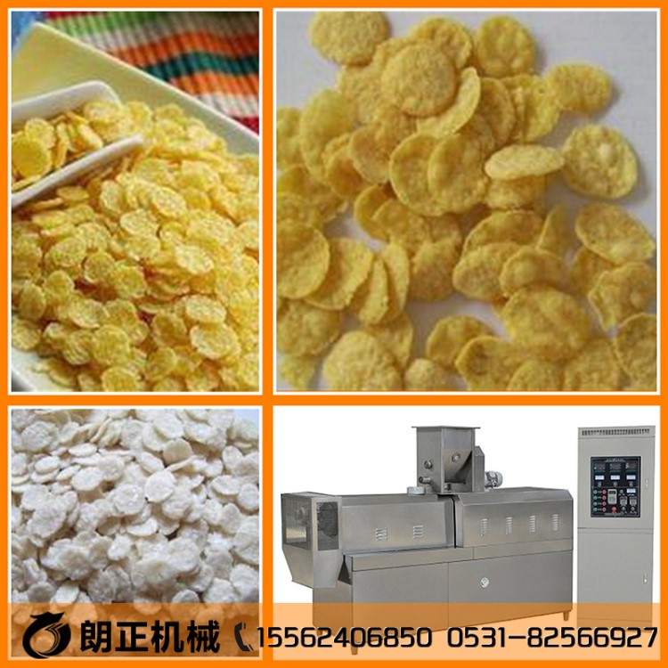 【新品】膨化速溶燕麦玉米片加工生产流水线设备，厂家提供技术