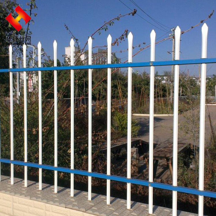 【锌钢护栏】防护学校小区栅栏铁艺围栏庭院厂房隔离围墙锌钢护栏