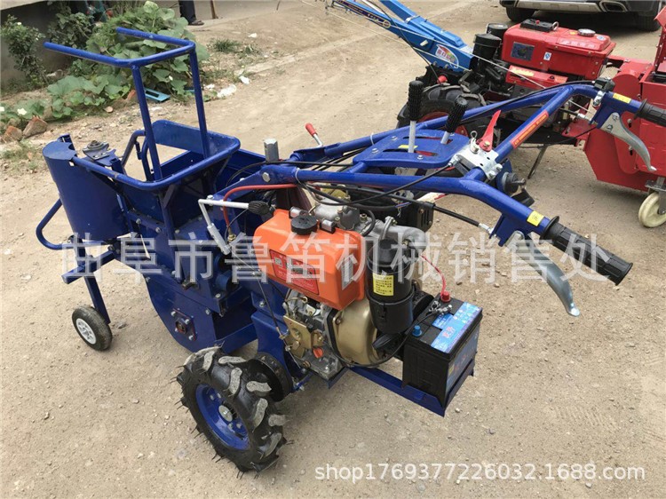 保定小型轻便式割草机 玉米秸秆收割机 玉米收获机价格