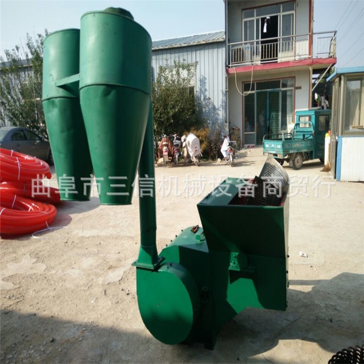 山东自动喂料草粉碎机 树皮大型粉碎机 地瓜秧粉碎机报价