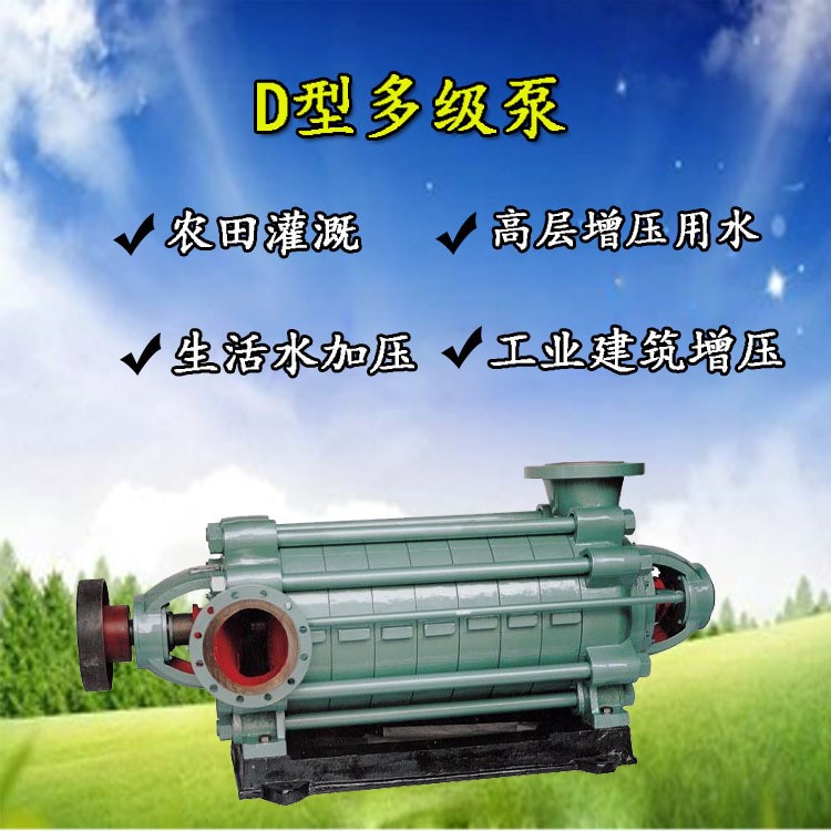 现货供应石家庄卧式泵 DDG型多级离心泵 D6-25X8水泵/农田灌溉泵