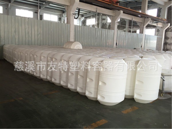 直径850高1100水上施工管道浮体/PE材质排泥抽沙塑胶浮体批发