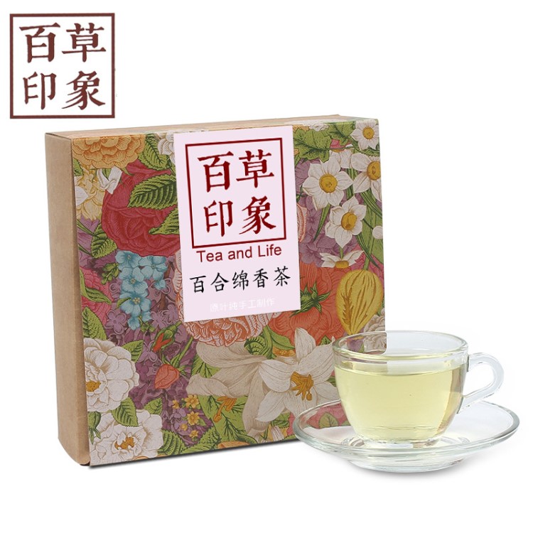 百合绵香茶组合花茶百合桂花茶原叶袋泡茶手工茶OEM批发代发