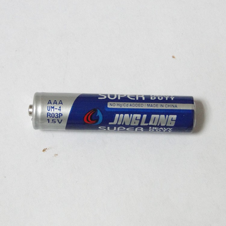 出口韩国KC的高品质1.5V AAA UM-4 R03P 7号碳性干电池