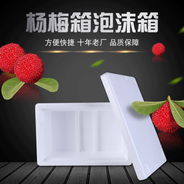 杨梅包装 泡沫箱批发 3号杨梅箱多功能水果泡沫箱泡沫保温箱厂家