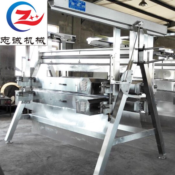 志诚牌大型白条鸡鸭脱毛机，A字型立式脱毛机，全自动宰杀流水线