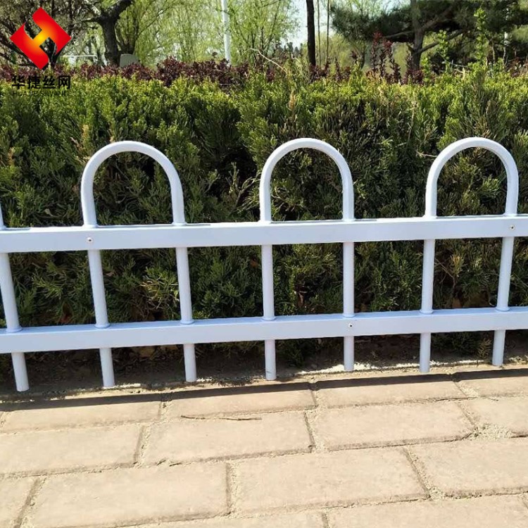 【草坪护栏】花园锌钢隔离绿化带栅栏可定制小区道路铁艺草坪围栏